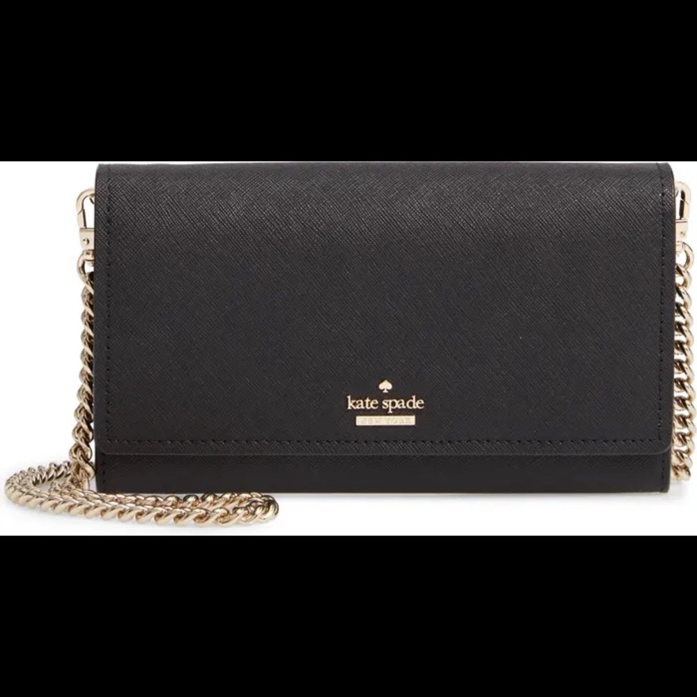 Kate Spade - cameron street - franny leather wallet on a chain